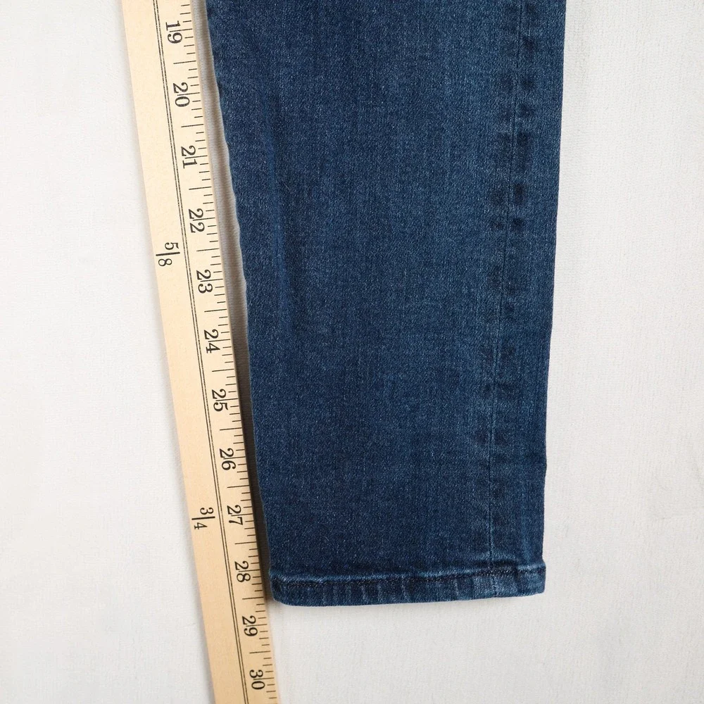 Baldwin Sophia Mid Rise Skinny Jeans Dark Wash Blue Denim Size 28 202012DUSK - Picture 4 of 12